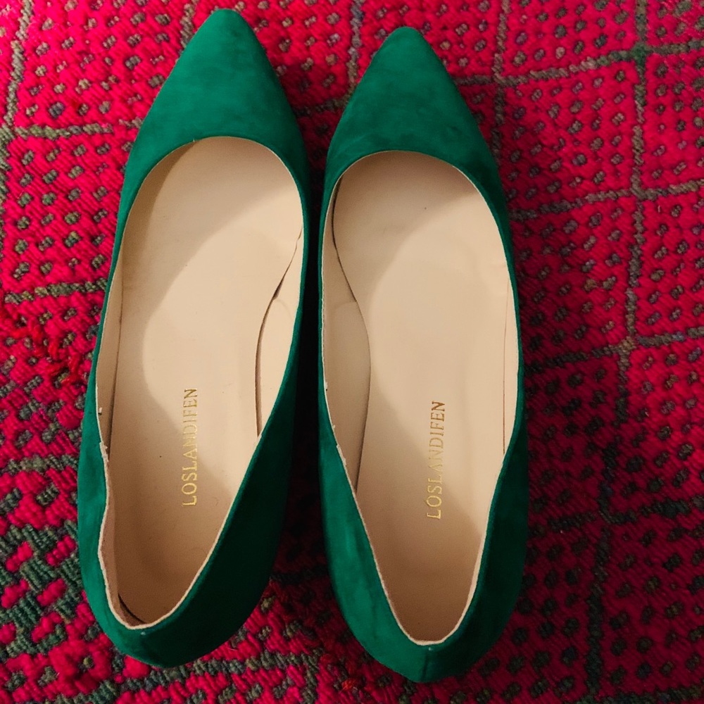 Green Suede Shoes